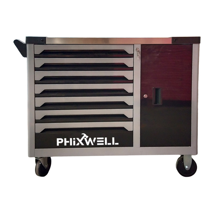 719514 PHIXWELL Gereedschapskast met 7 laden en zijdeur