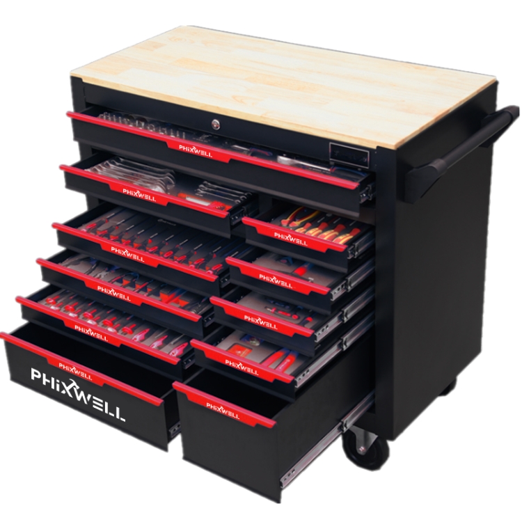 719515 PHIXWELL Gereedschapskast met 12 laden