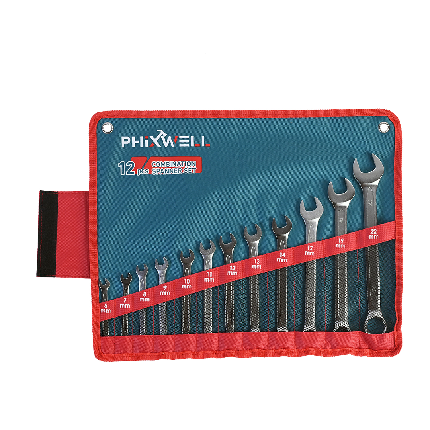 717533 PHIXWELL 12-delige ringsteeksleutelset